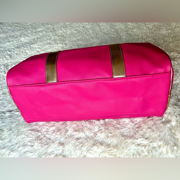 NWT Juicy Couture / Duffle Bag / Leather, Velvet, Silk - Picture 6 of 6